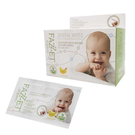Влажные салфетки Fazzet ORGANIC для полости рта 28 шт.