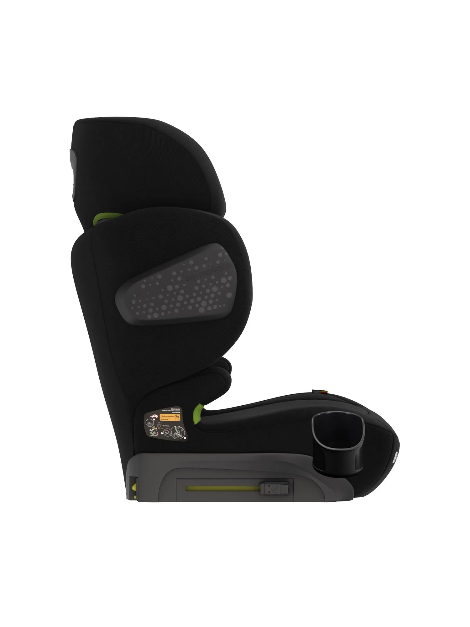 Автокресло KLEE Flott с подстаканником Isofix 2/3 (15-36 кг) черный - фото 4