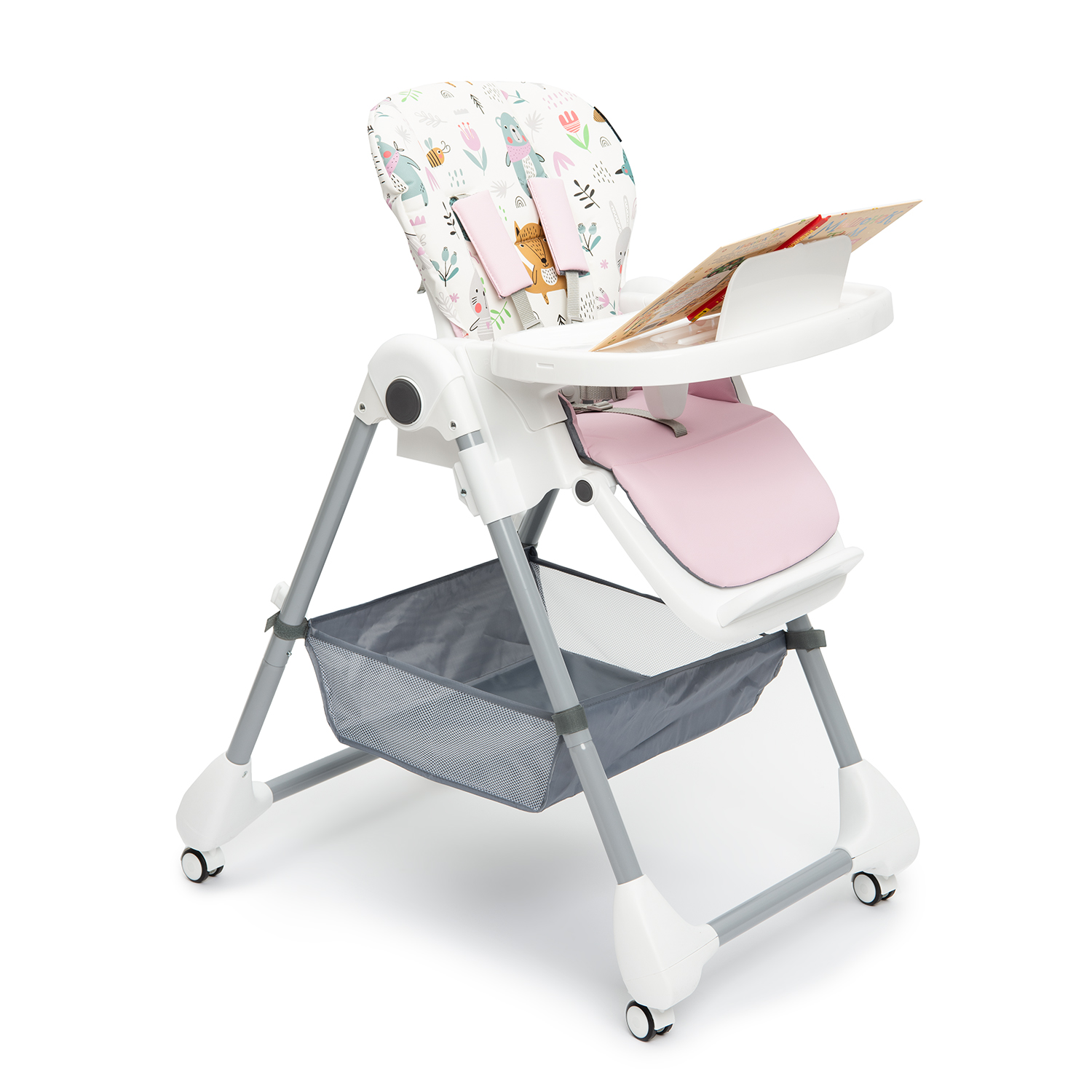 Стульчик для кормления BabyGo Pretty Friends New розовый - фото 20