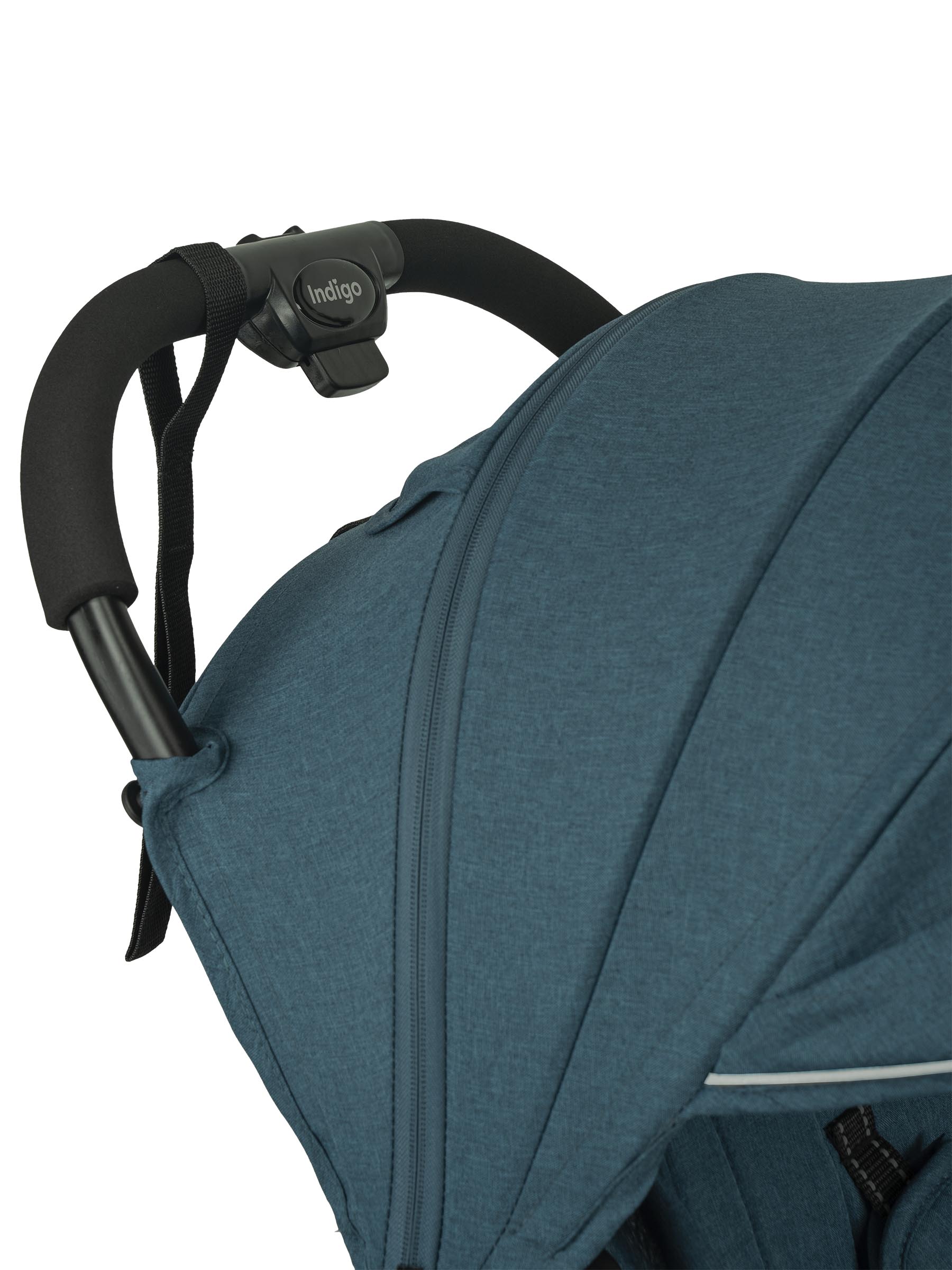 Коляска прогулочная Indigo Trip для путешествий синий - фото 20