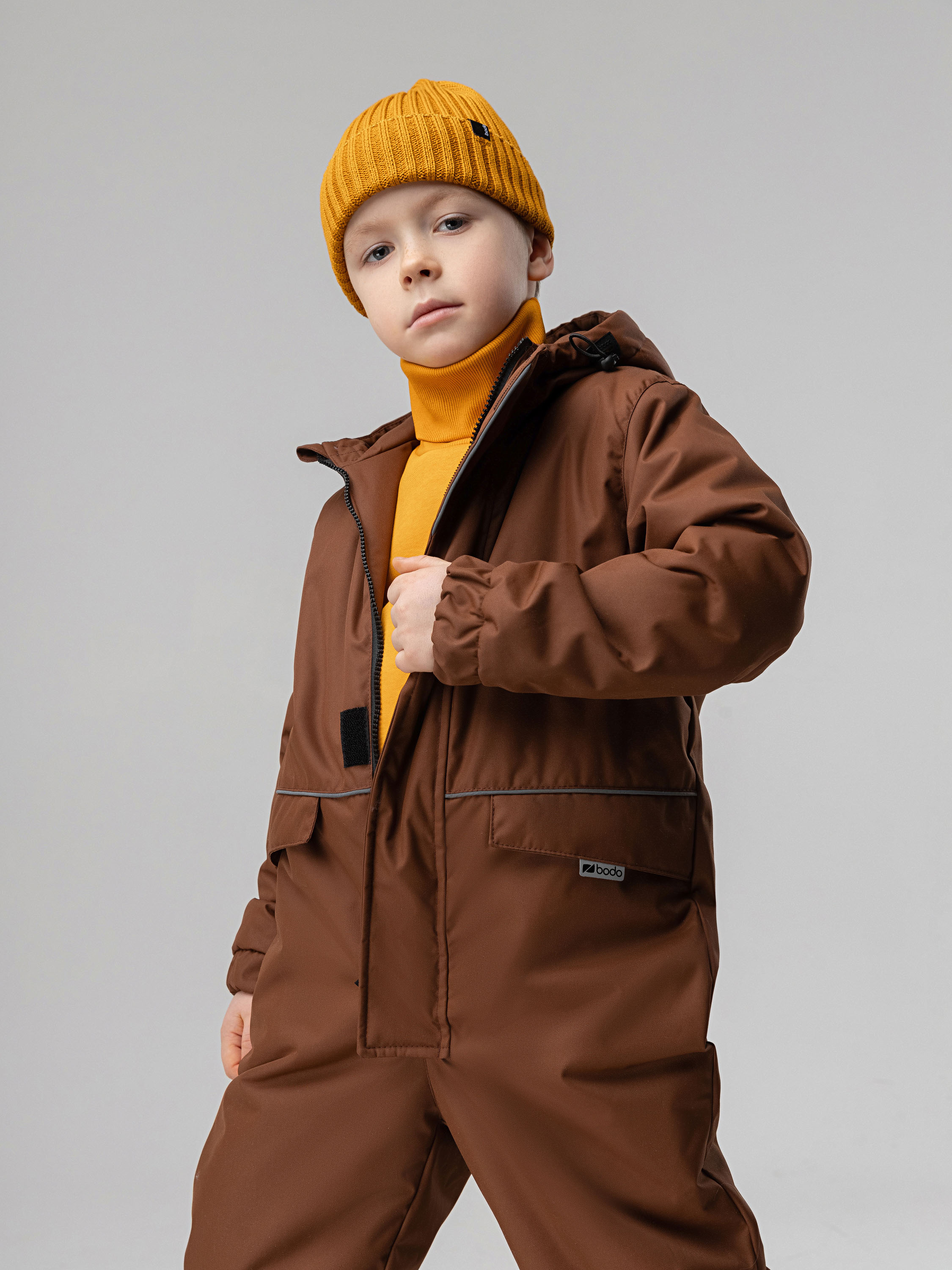 Комбинезон Bodo 35-8МU_коричневый - фото 7