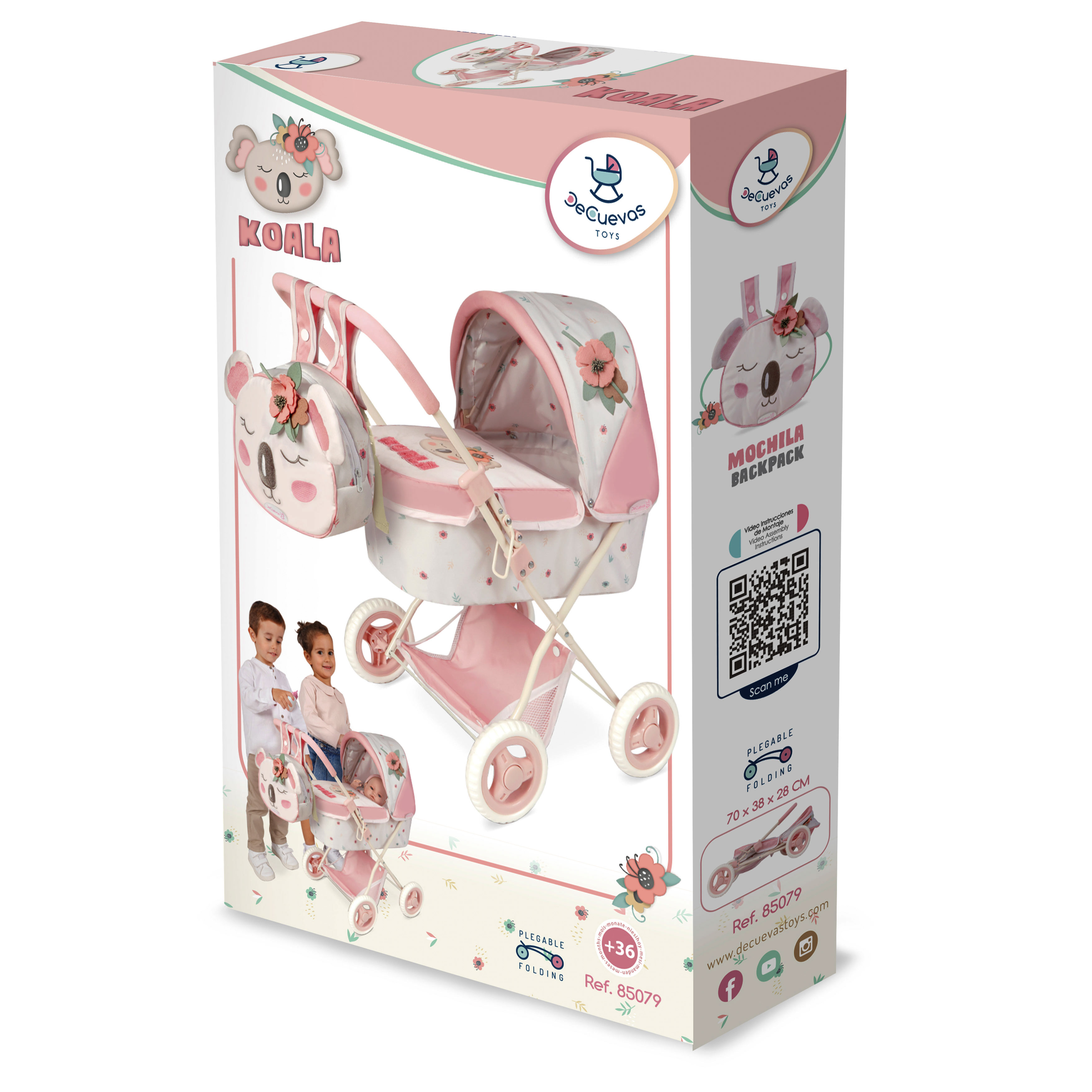 Коляска-люлька для кукол DeCuevas Toys 85079 - фото 10
