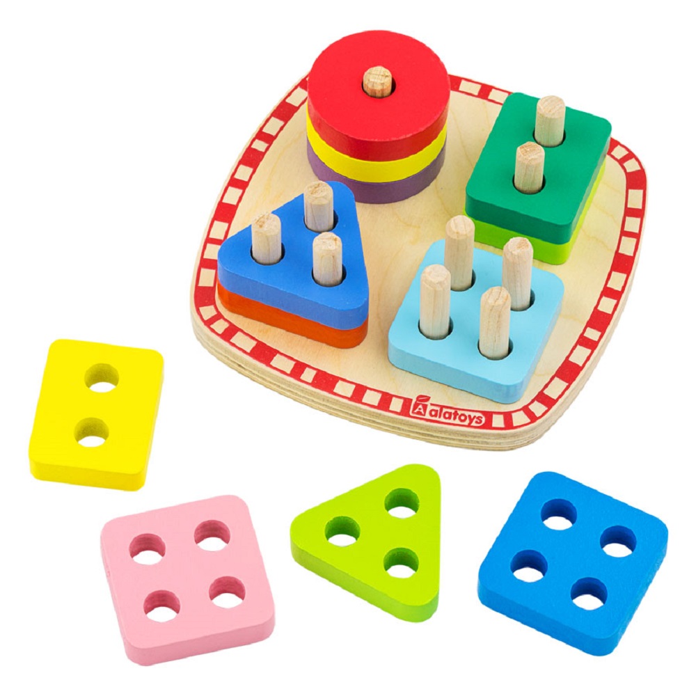 Игрушка Alatoys сортер Монтессори в ассортименте - фото 2