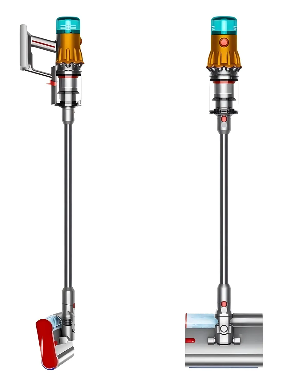 Беспроводной моющий пылесос Dyson v15s CASTLELADY Detect Submarine вертикальный - фото 2