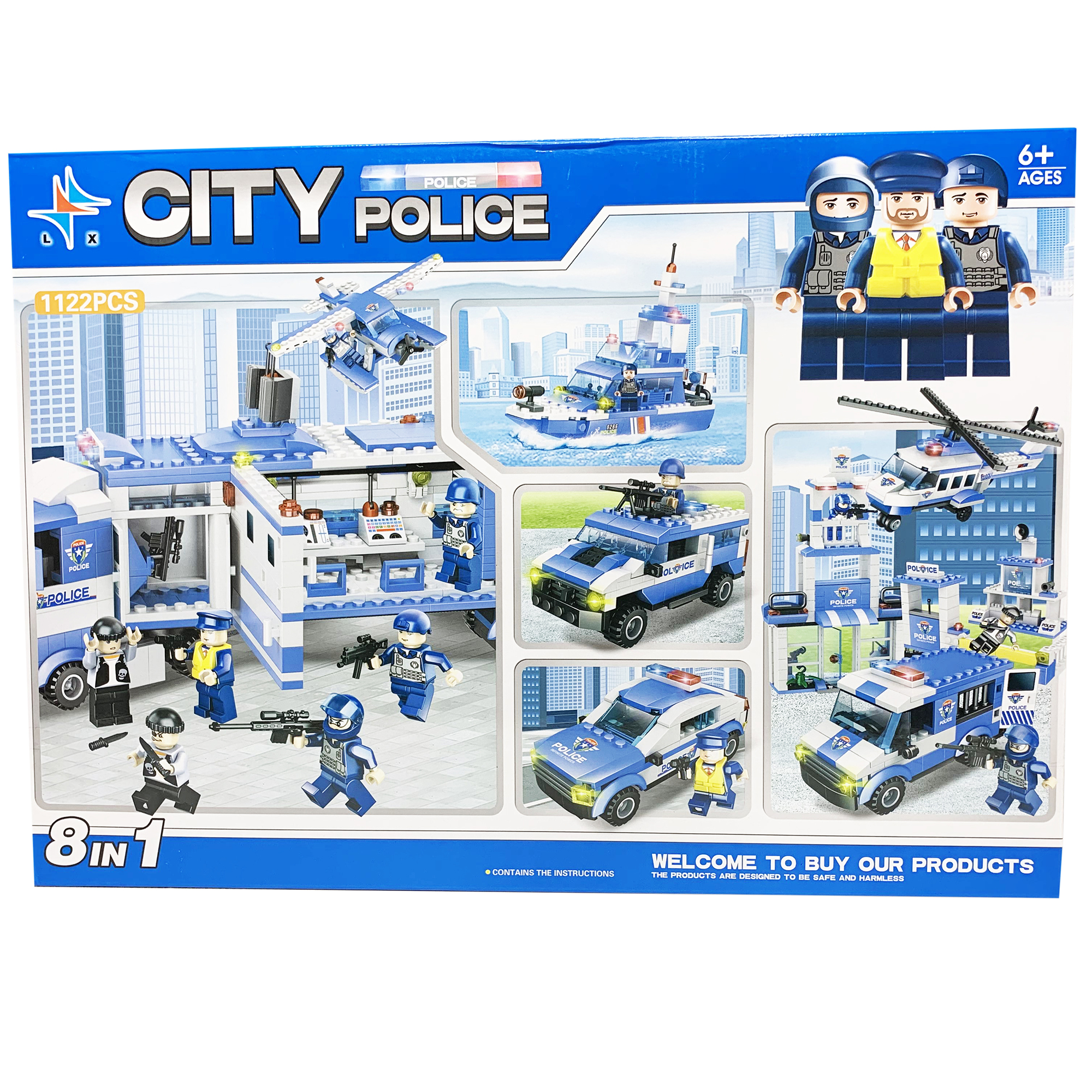 Конструктор BalaToys City Police Полицейская фура - фото 8