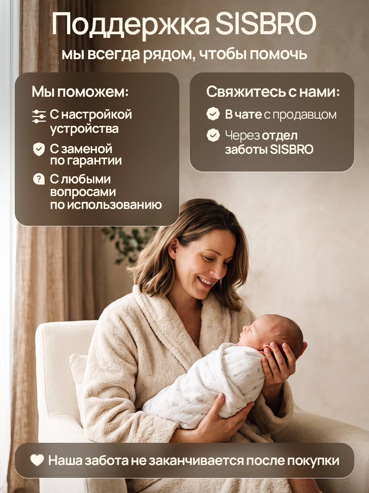 Молокоотсос электрический SISBRO - фото 15