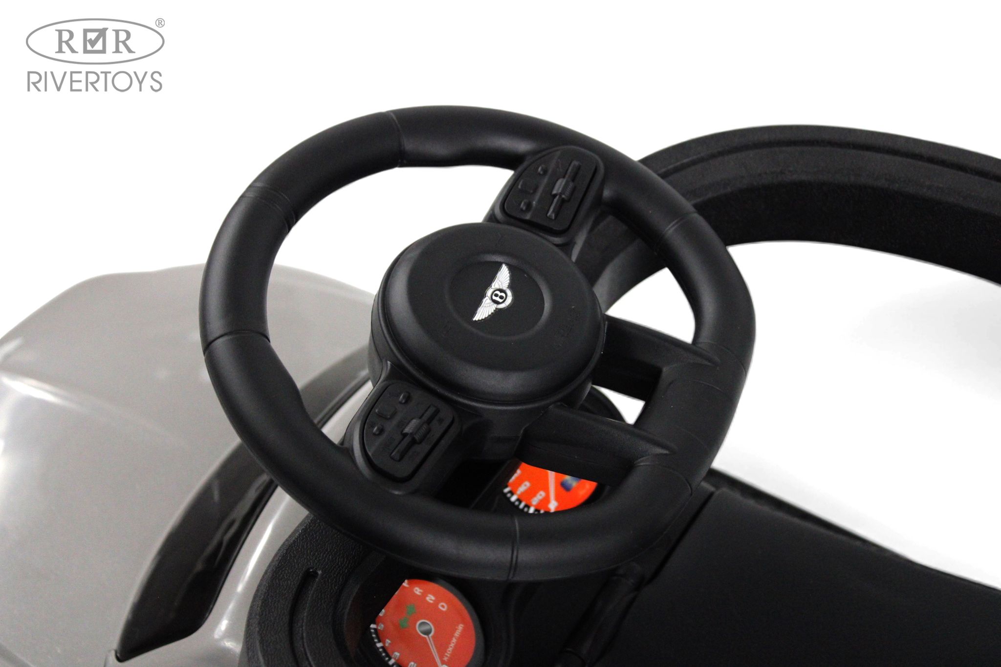 Каталка RIVERTOYS Z005ZZ-TP-GREY серый - фото 11