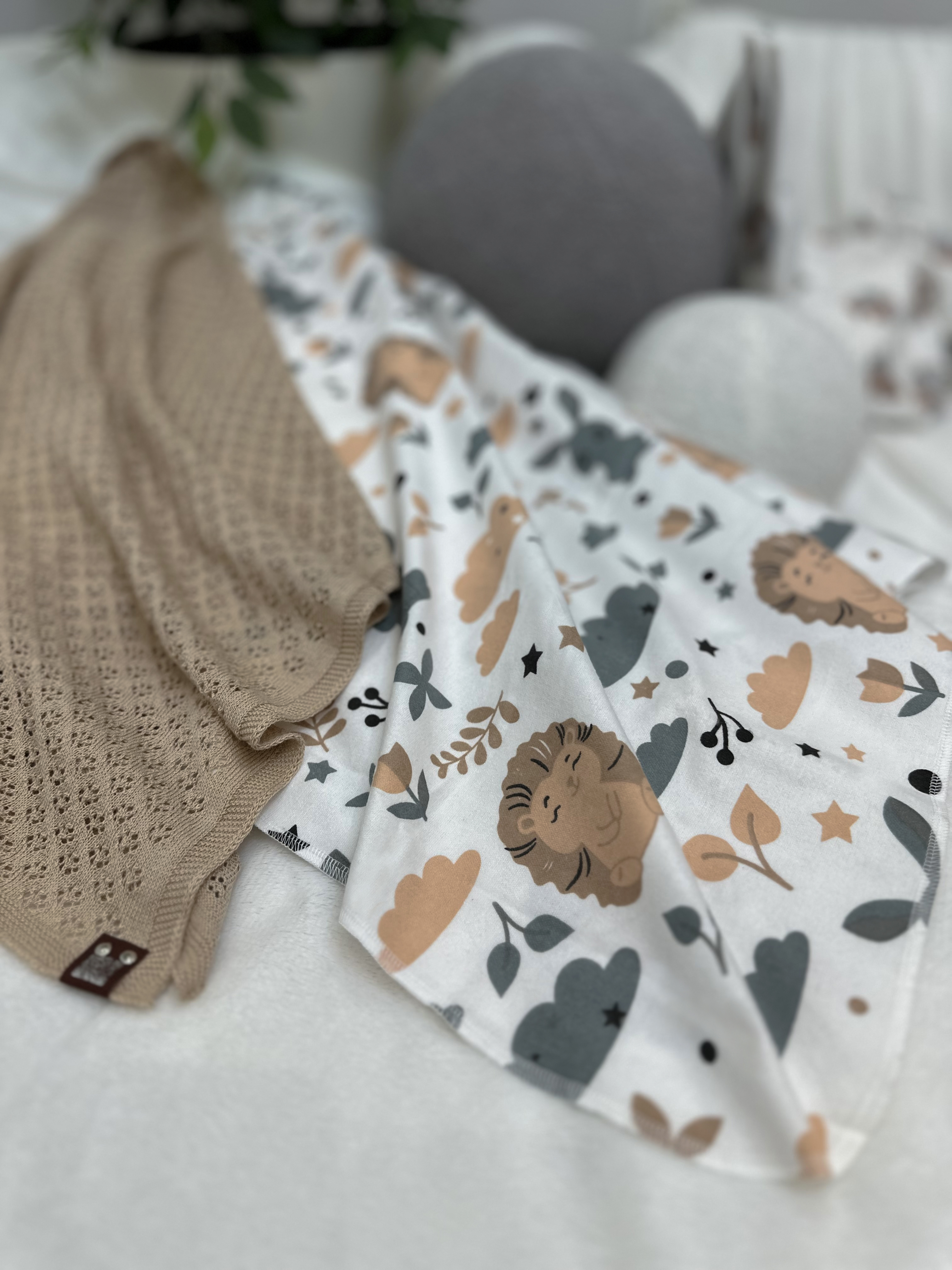 Плед RinaAmari Карамельное облачко 100 x 100 см хлопок - фото 10