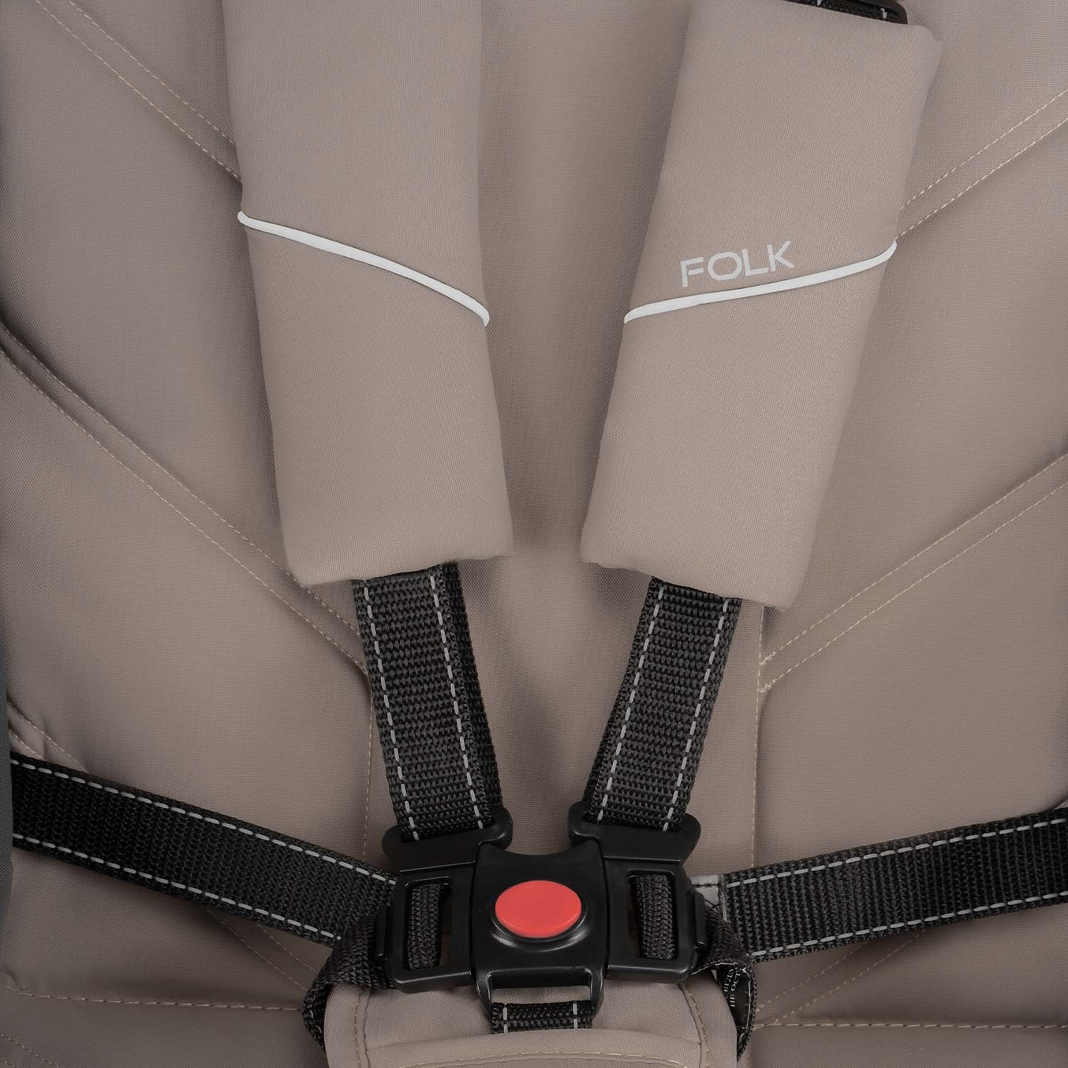 Коляска трансформер JOVOLA Folk 2в1 бежевый - фото 20