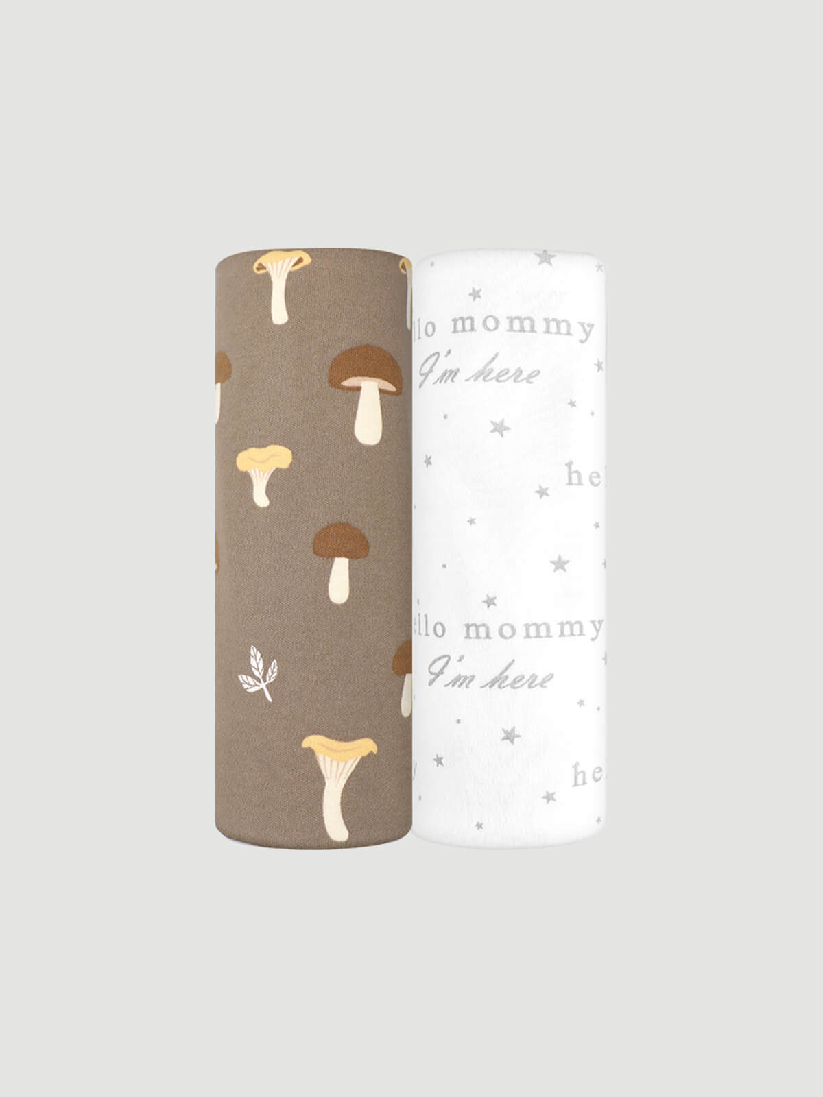 Пелёнка Mjolk Грибочки Hello Mommy трикотаж 80х80 см 2 шт. - фото 2