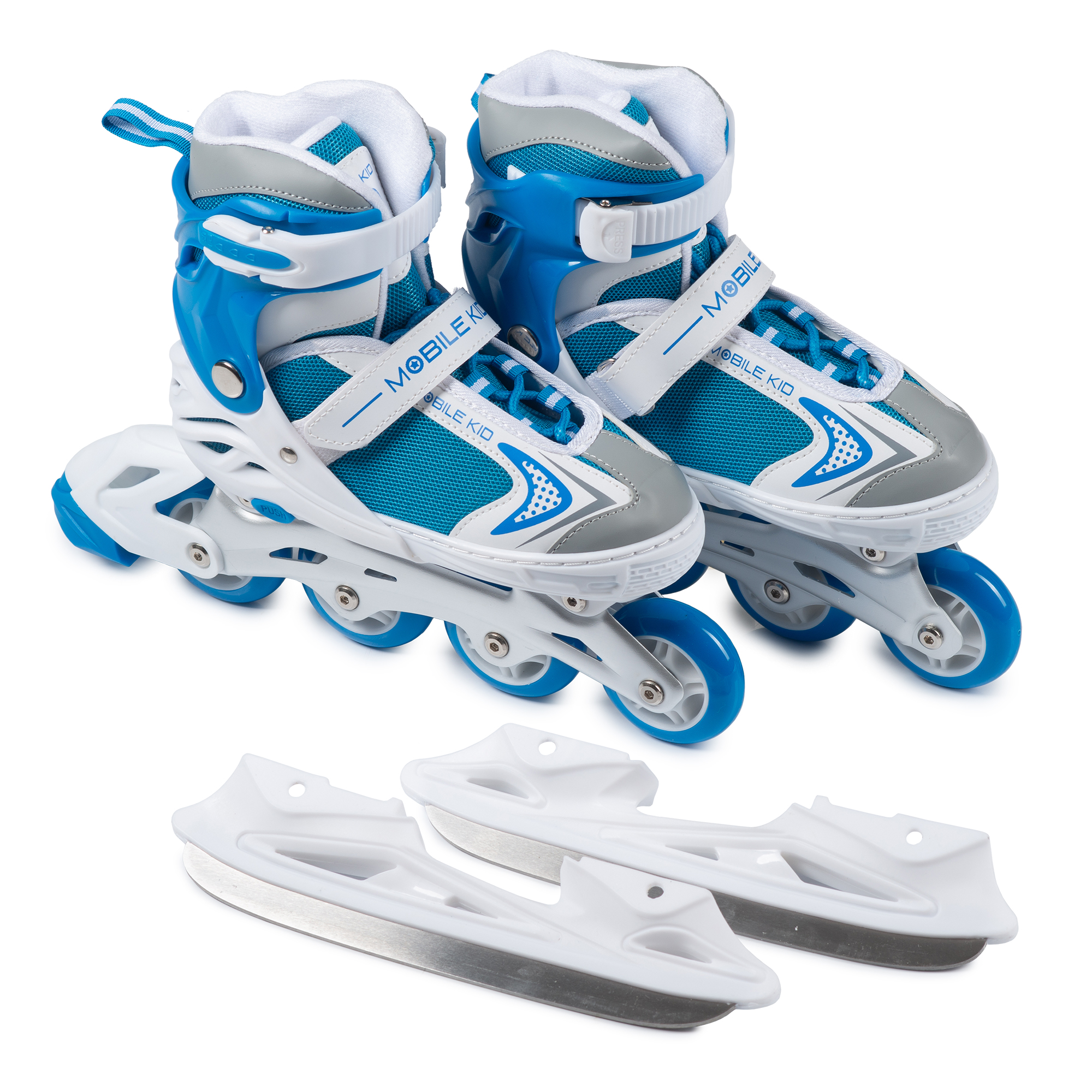 Коньки-ролики 2в1 Mobile Kid UNI_SKATE - фото 9