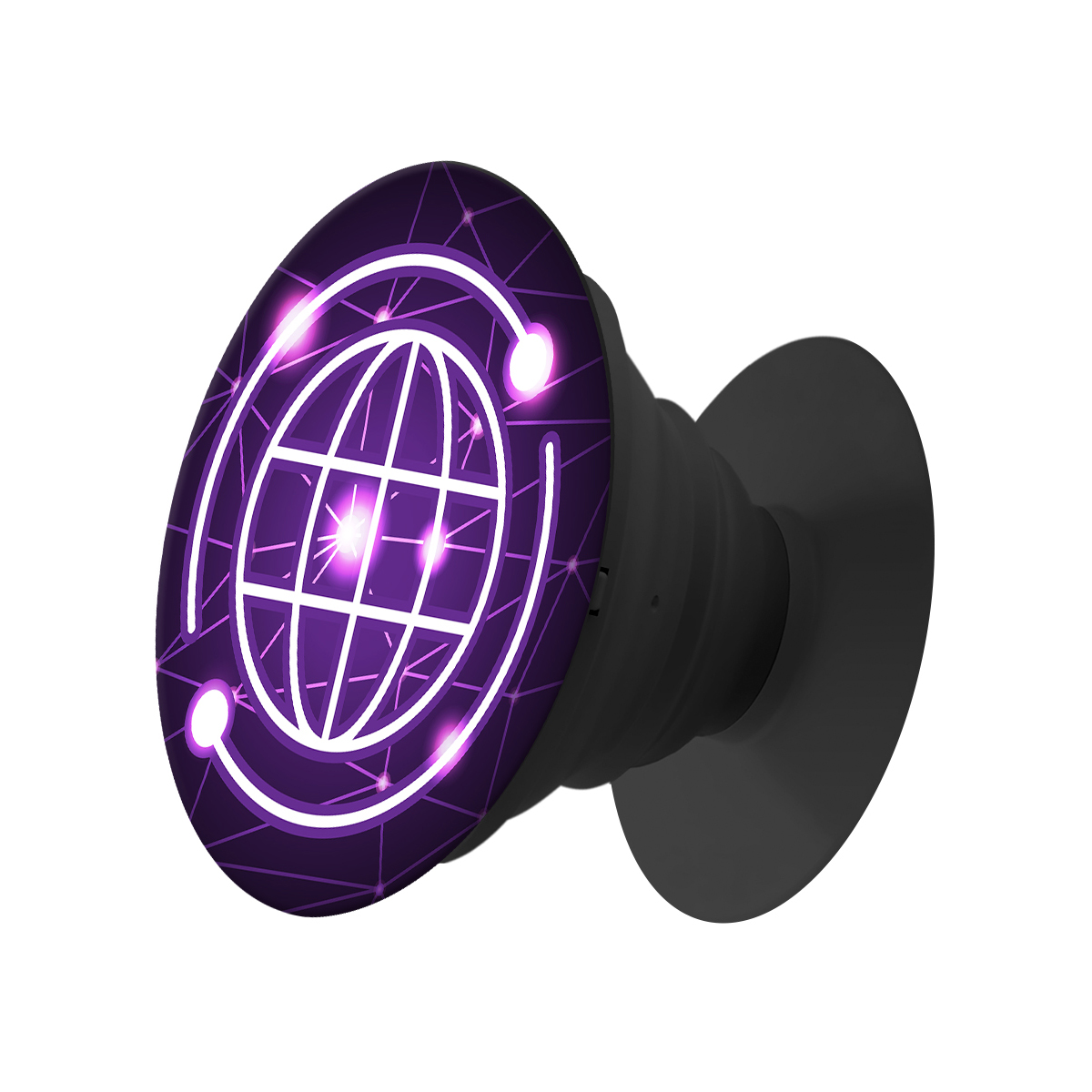 Держатель для телефона Krutoff Попсокет Кибер Всемирная сеть - фото 1