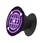 Держатель для телефона Krutoff Попсокет Кибер Всемирная сеть