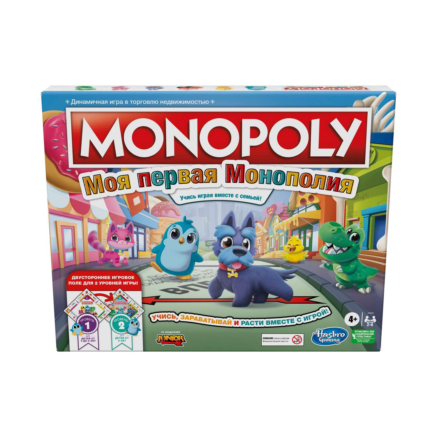 Настольная игра Hasbro Games Монополия Джуниор - фото 1