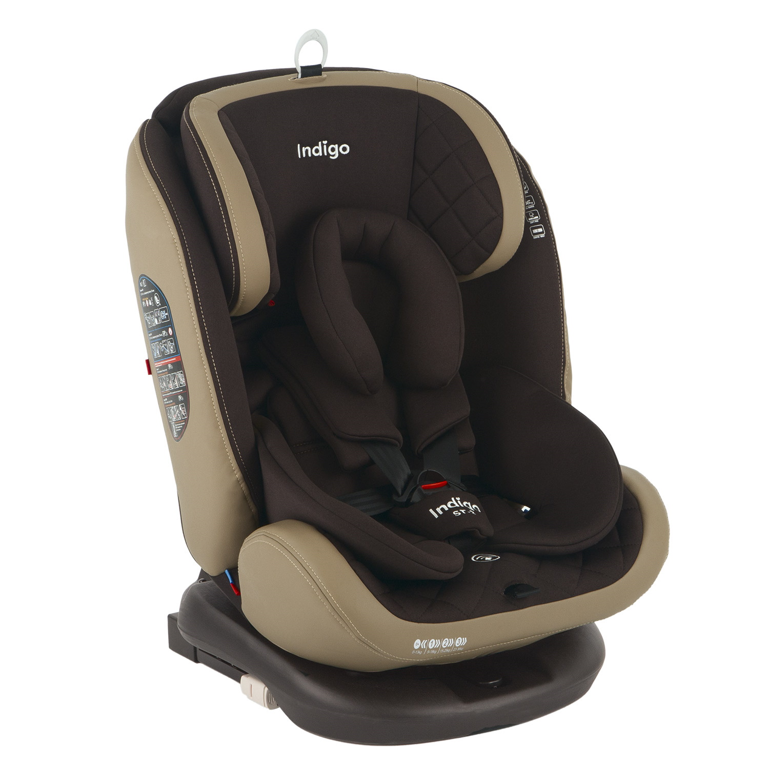 Автокресло Indigo Isofix 0+/1/2/3 (0-36 кг) - фото 9