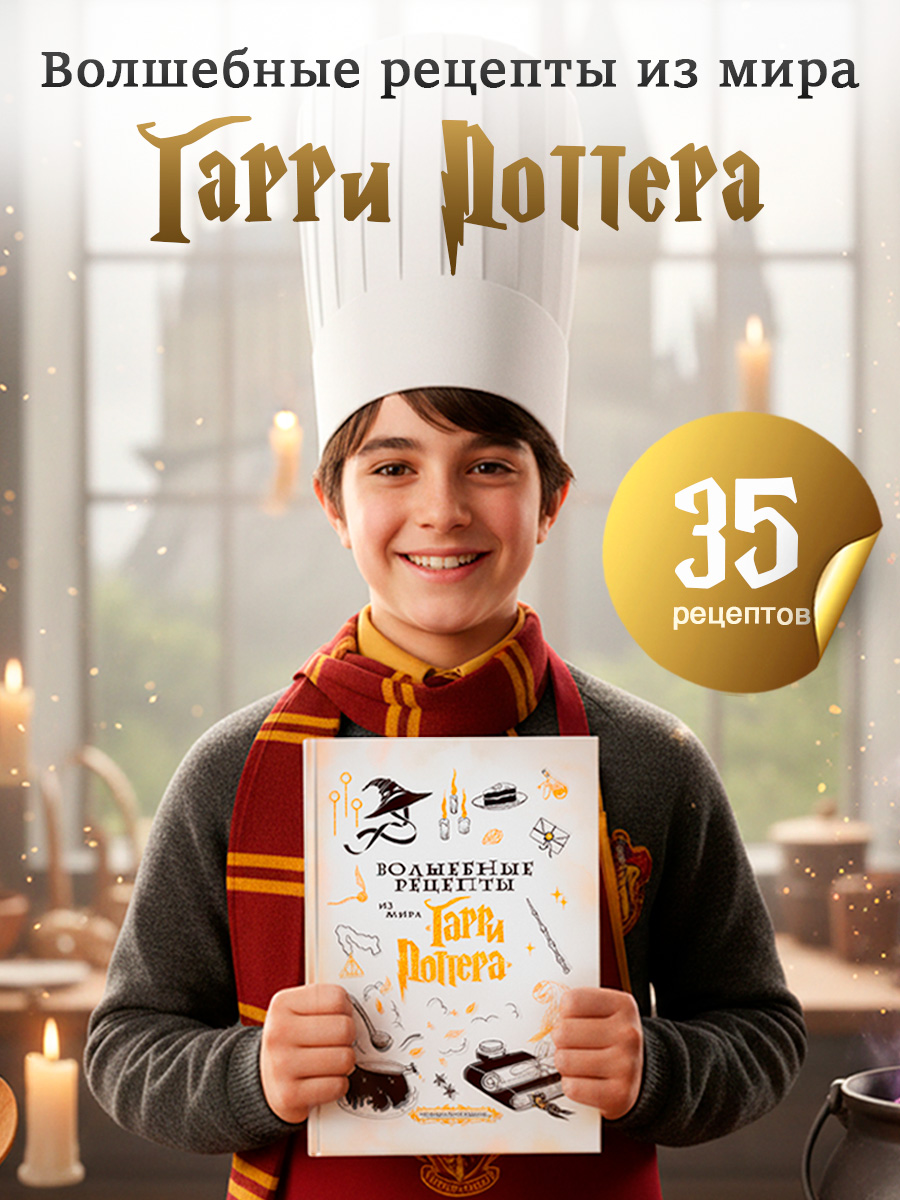 Книга Волшебные рецепты True Books Space из мира Гарри Поттера - фото 1
