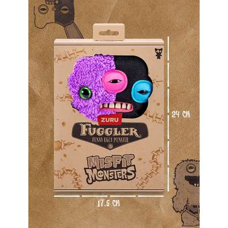 Мягкая игрушка FUGGLER Зубастик Половинки 24 см