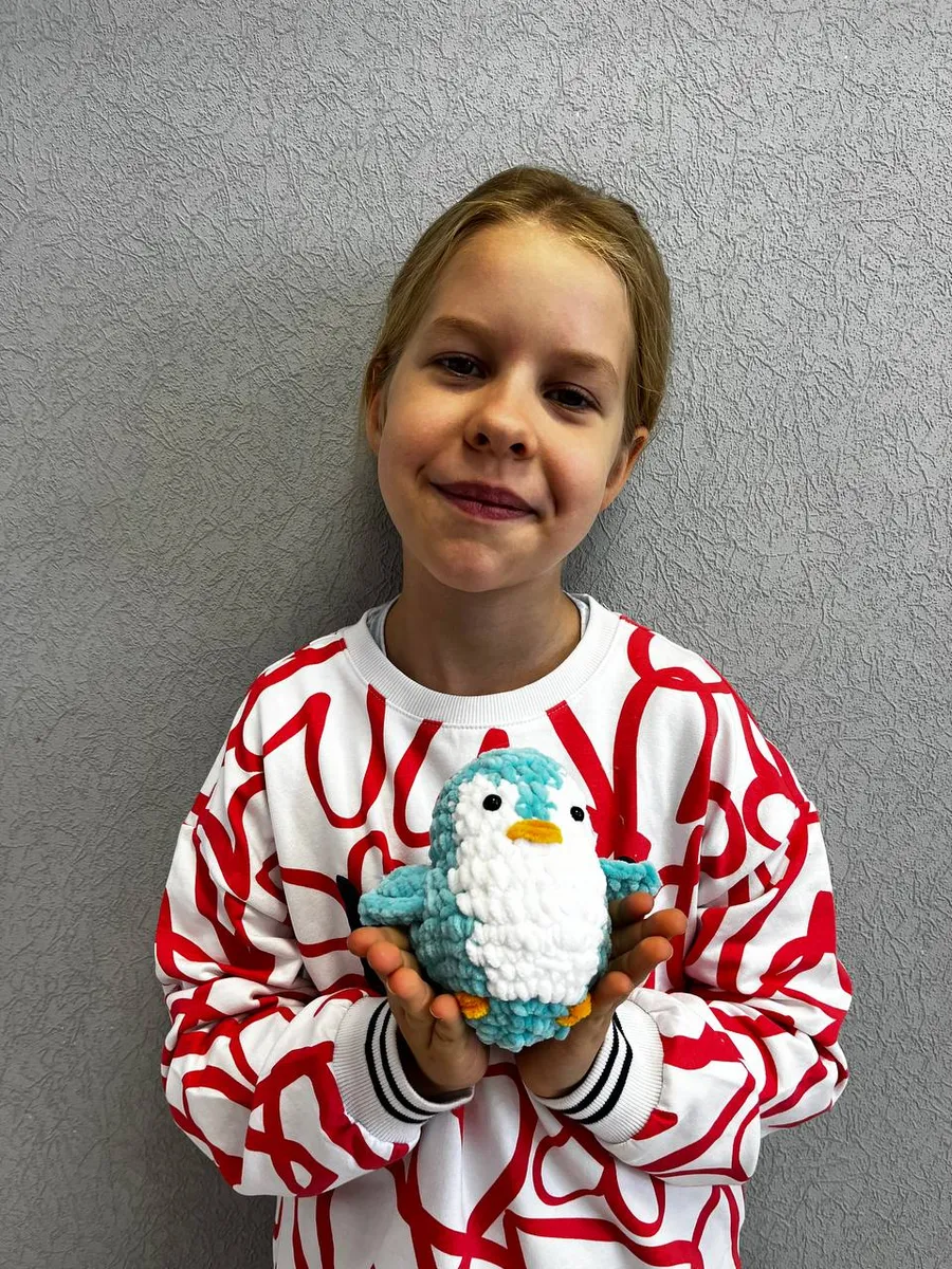 Набор для творчества Effee вязание крючком игрушка Пингвин - фото 10