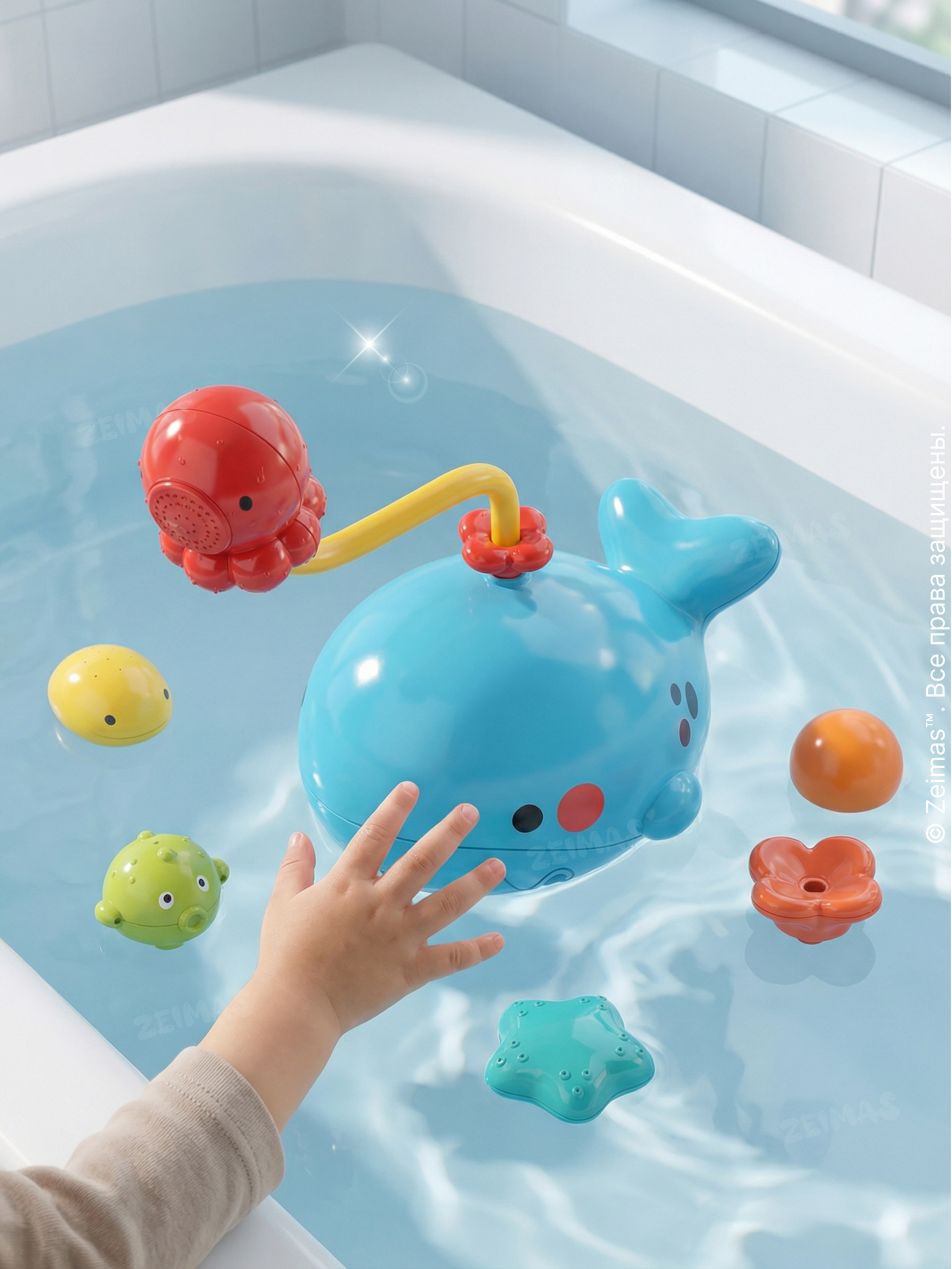 Игрушка Zeimas Игрушка для ванной Кит - фото 12
