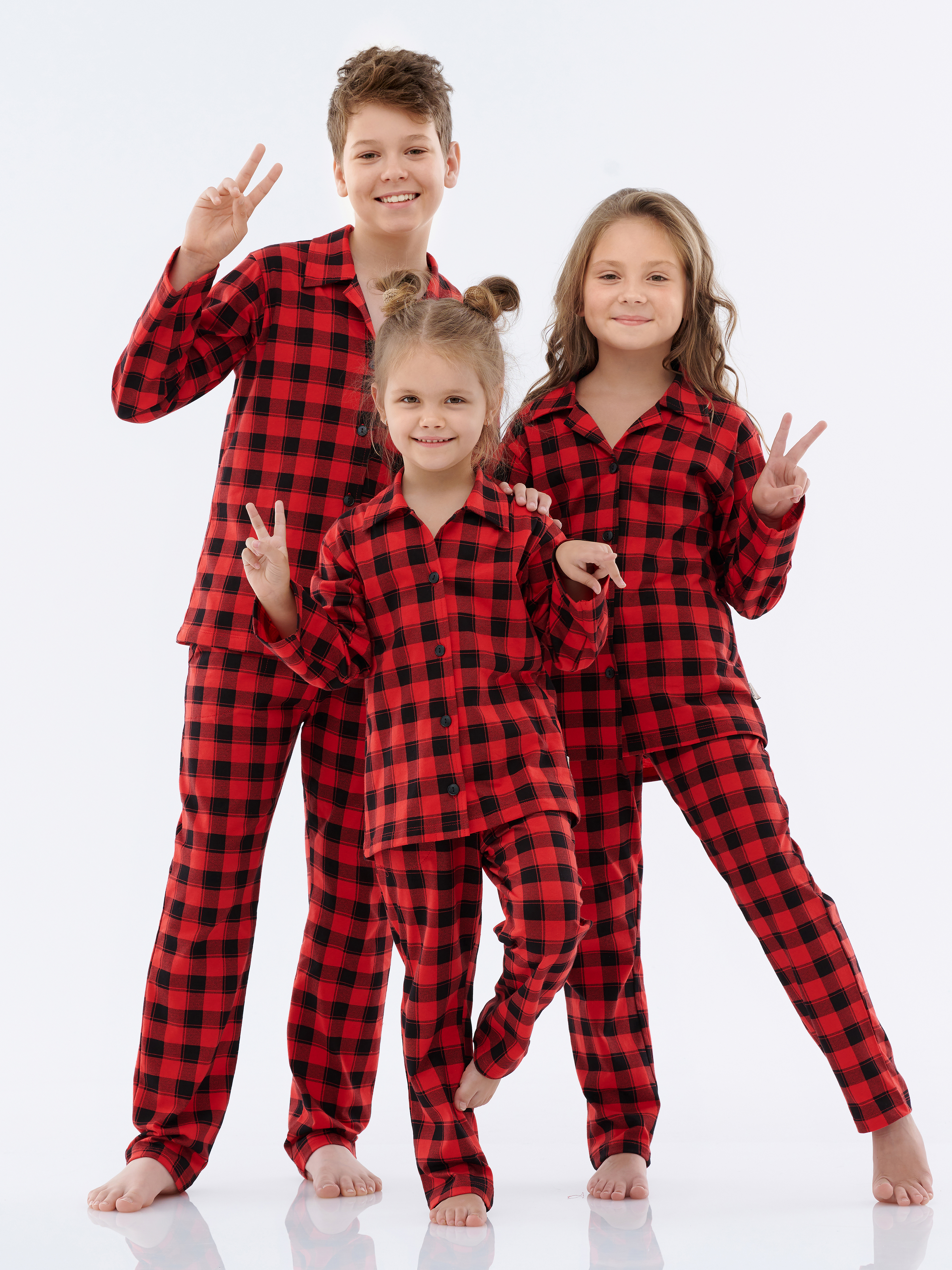 Пижама КрутышОк К-023 красный, черный - фото 5