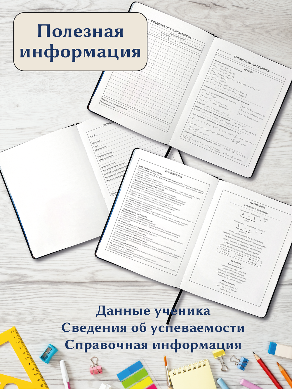 Дневник школьный AXLER 5 – 11 класс для мальчика и девочки - фото 5