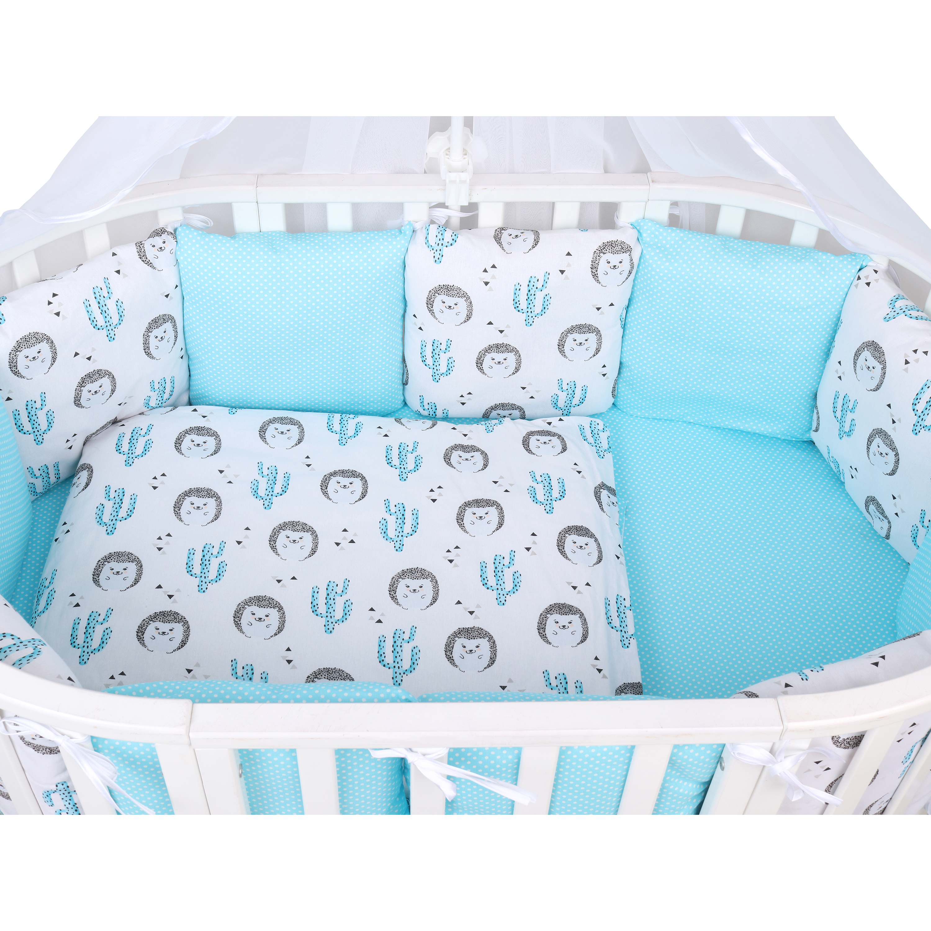 Комплект постельного белья Amarobaby Ежики 3 предм. - фото 12