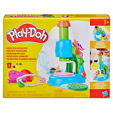 Масса для лепки Hasbro Play-Doh Микроскоп+подсветка