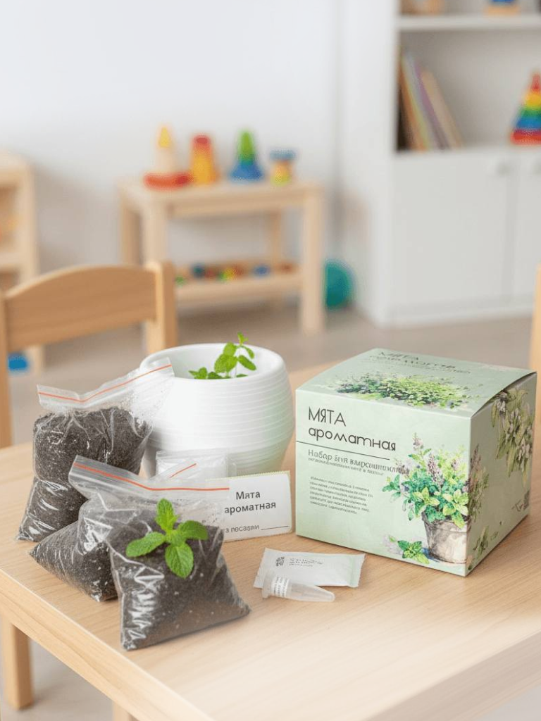 Набор для выращивания ECOSEEDS мята - фото 3