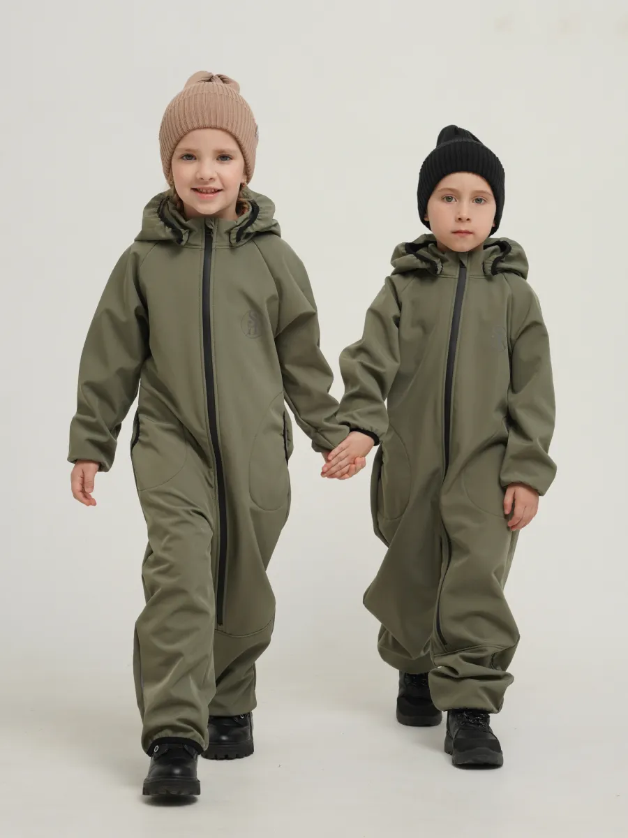 Комбинезон Супер Пупс Комб/сф/окант/оливковый - фото 18