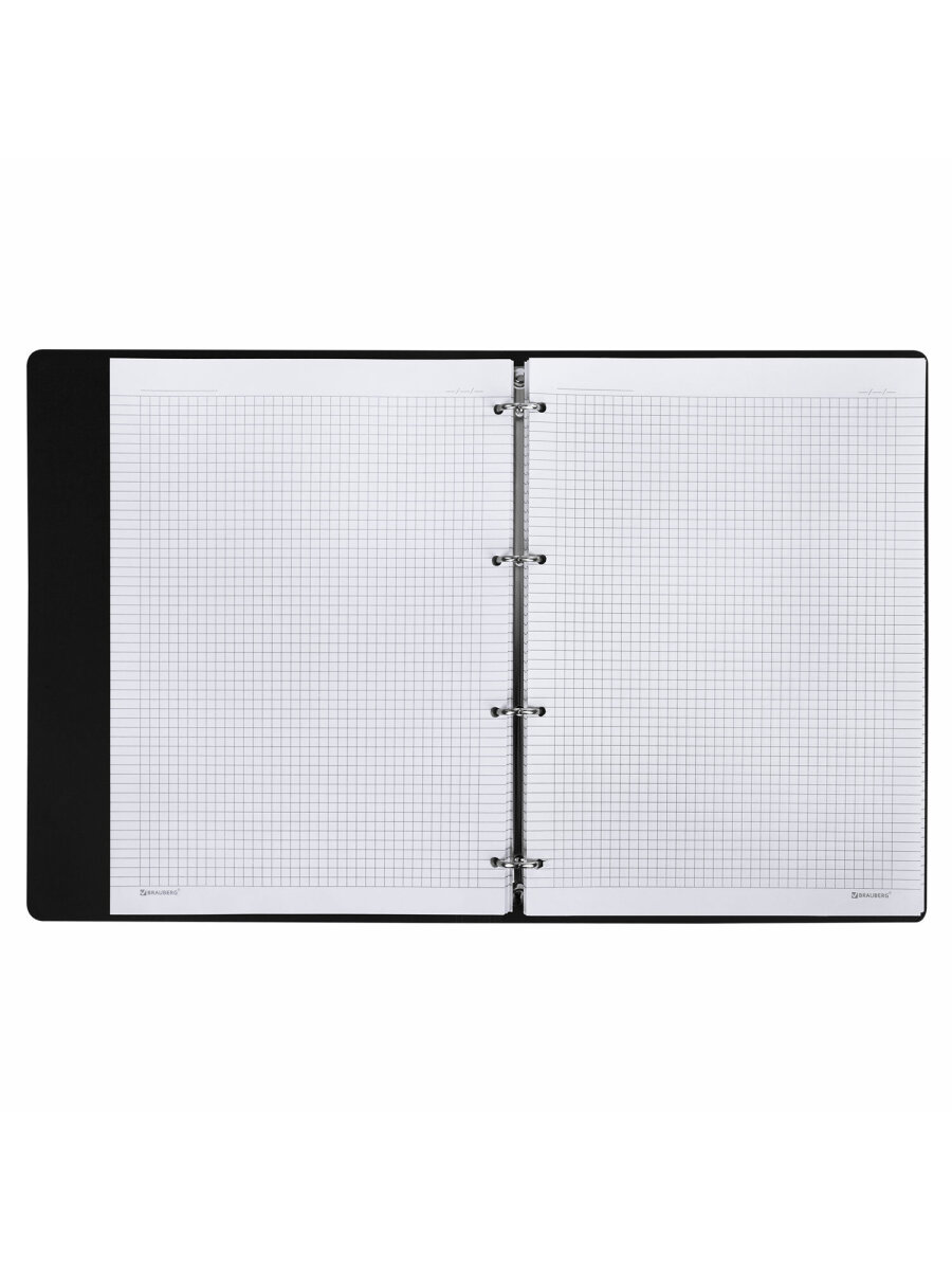 Тетрадь со сменным блоком Brauberg клетка 120 лист. - фото 7