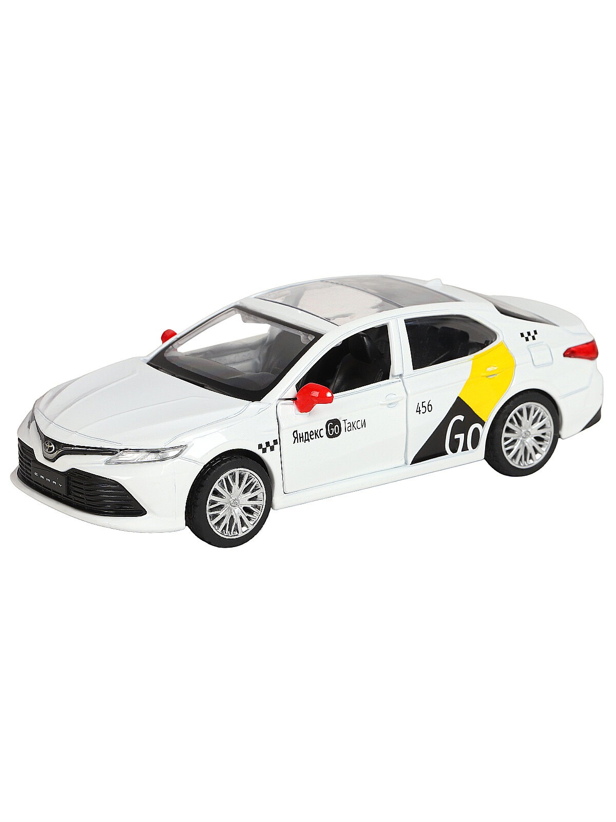 Автомобиль Яндекс GO Toyota Camry Такси 1:43 JB1251484 - фото 10