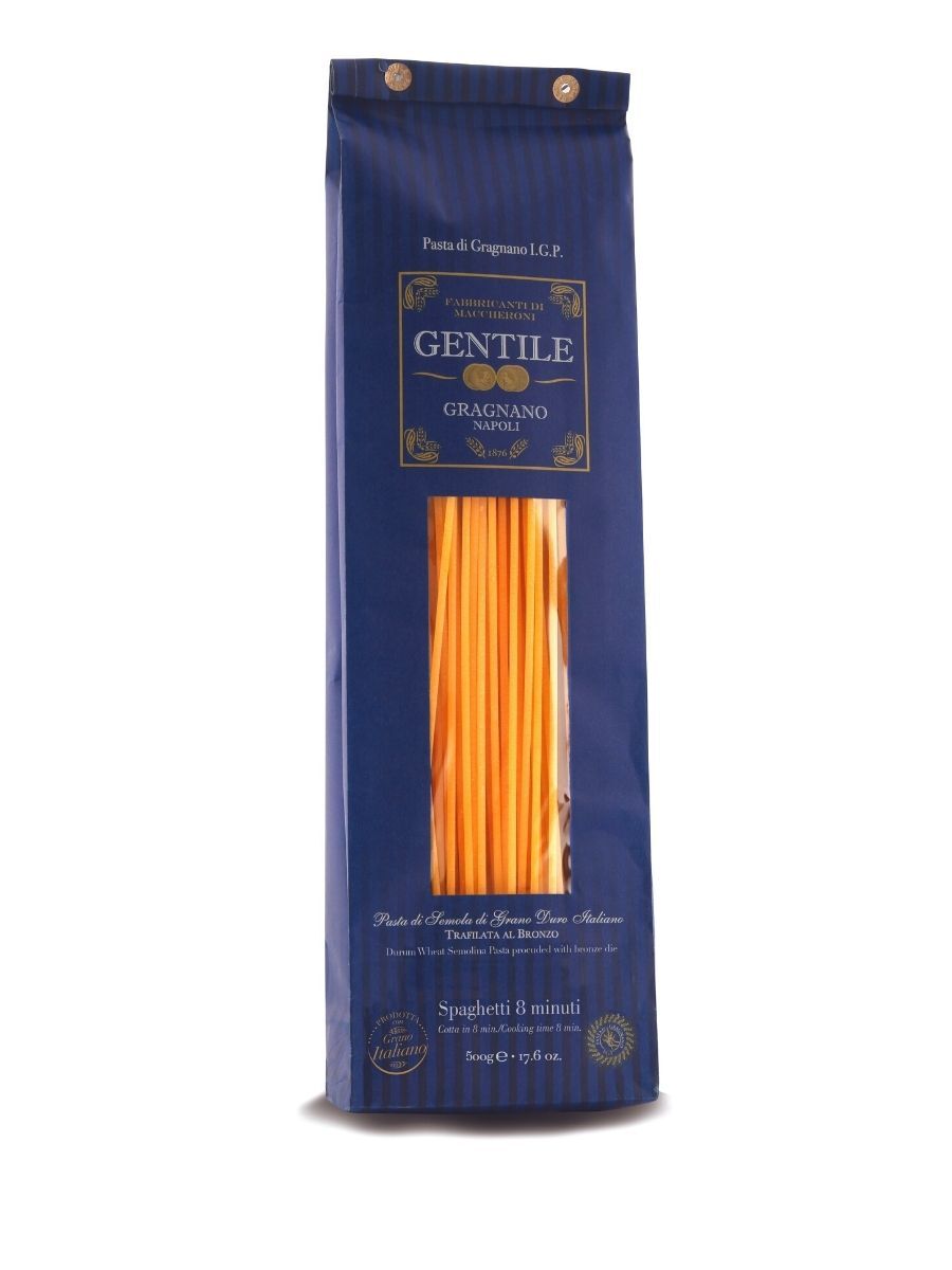 Макароны Gentile из твердых сортов пшеницы Спагетти 8 минут 500 г - фото 1