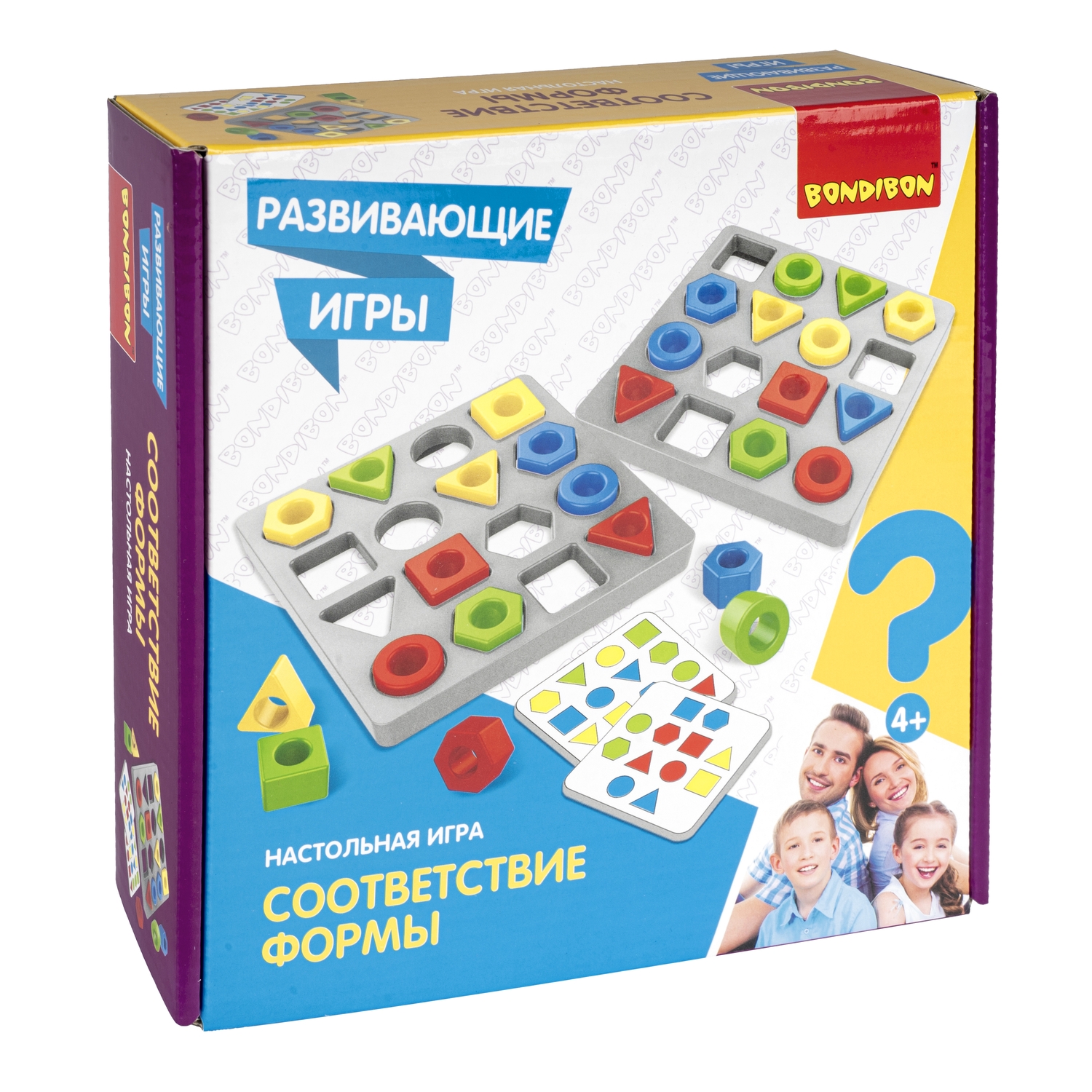 Настольная игра Bondibon на реакцию Соответствие Формы - фото 3