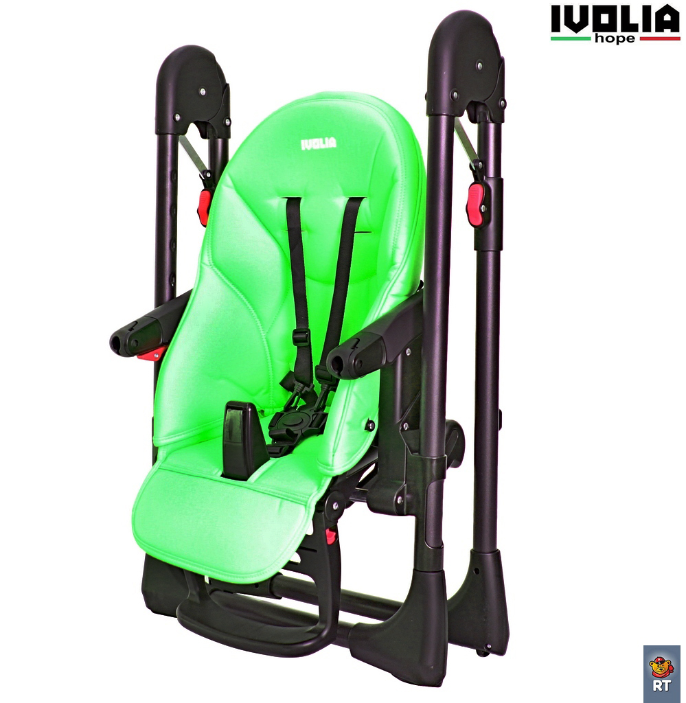 Стульчик для кормления Ivolia HOPE 01 2 колеса green трансформер - фото 7