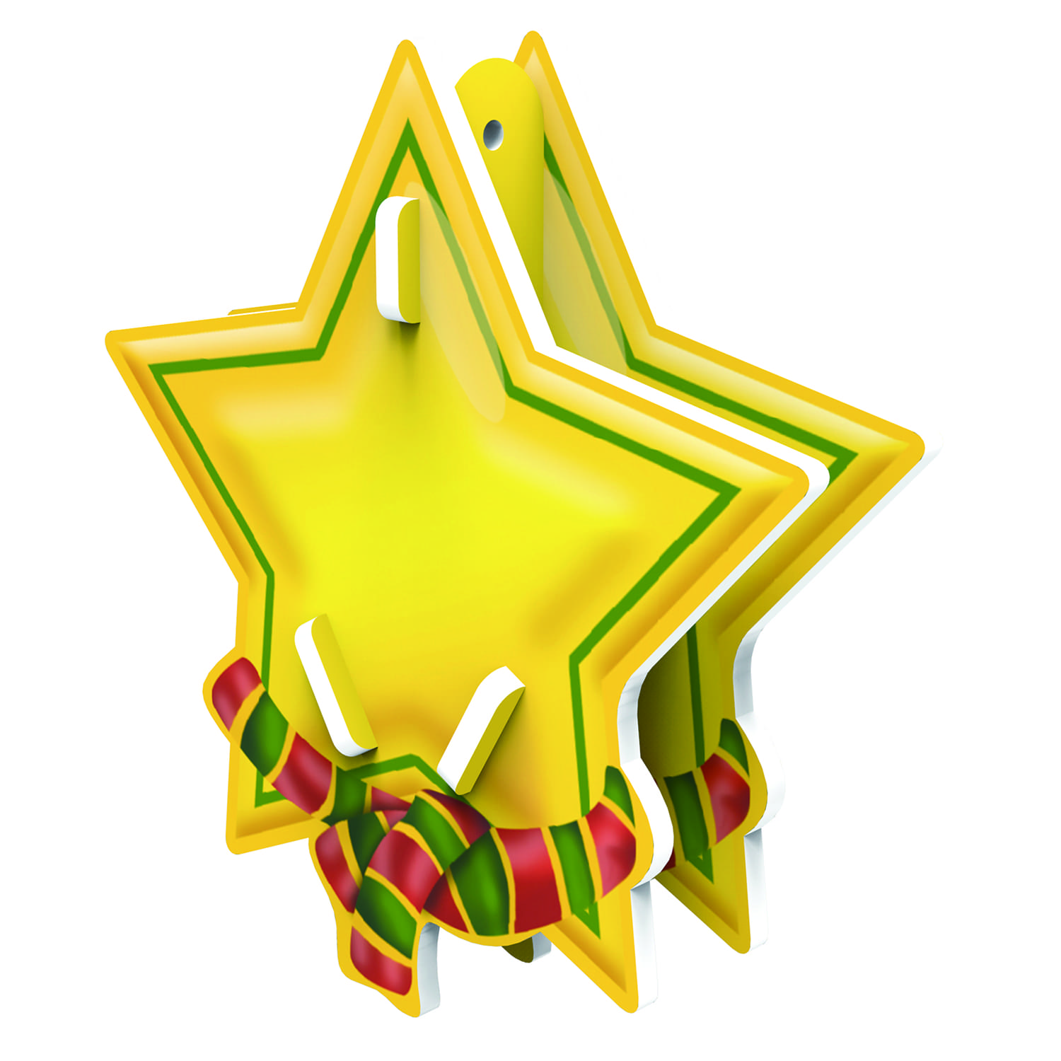 Пазл IQ 3D PUZZLE Новогодний набор из 8 штук 3D - фото 5