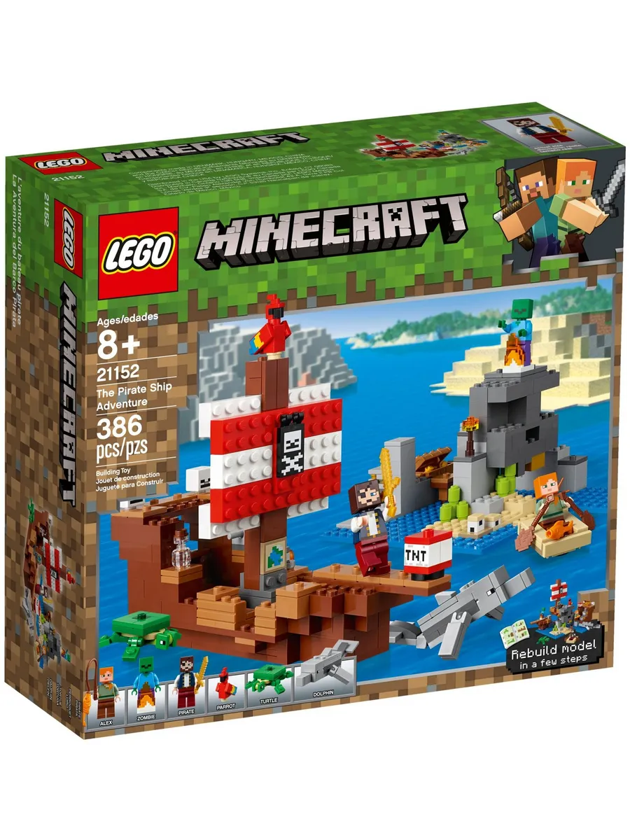 Конструктор LEGO Minecraft 386 дет. - фото 1