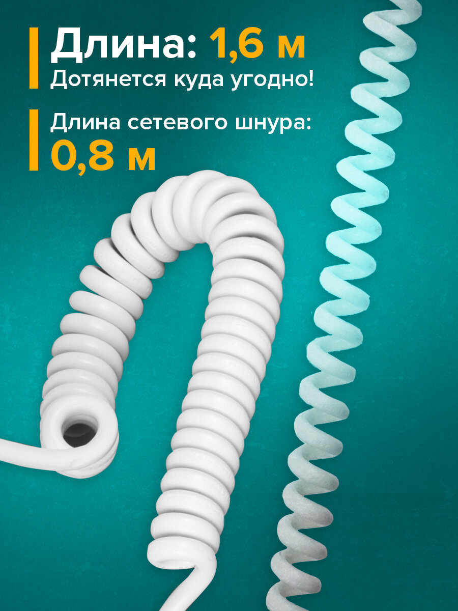 Фен Sonnen настенный для сушки и укладки волос 1200 Вт 4 скорости - фото 2
