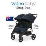 Коляска прогулочная для двойни Valco baby Snap Duo синий