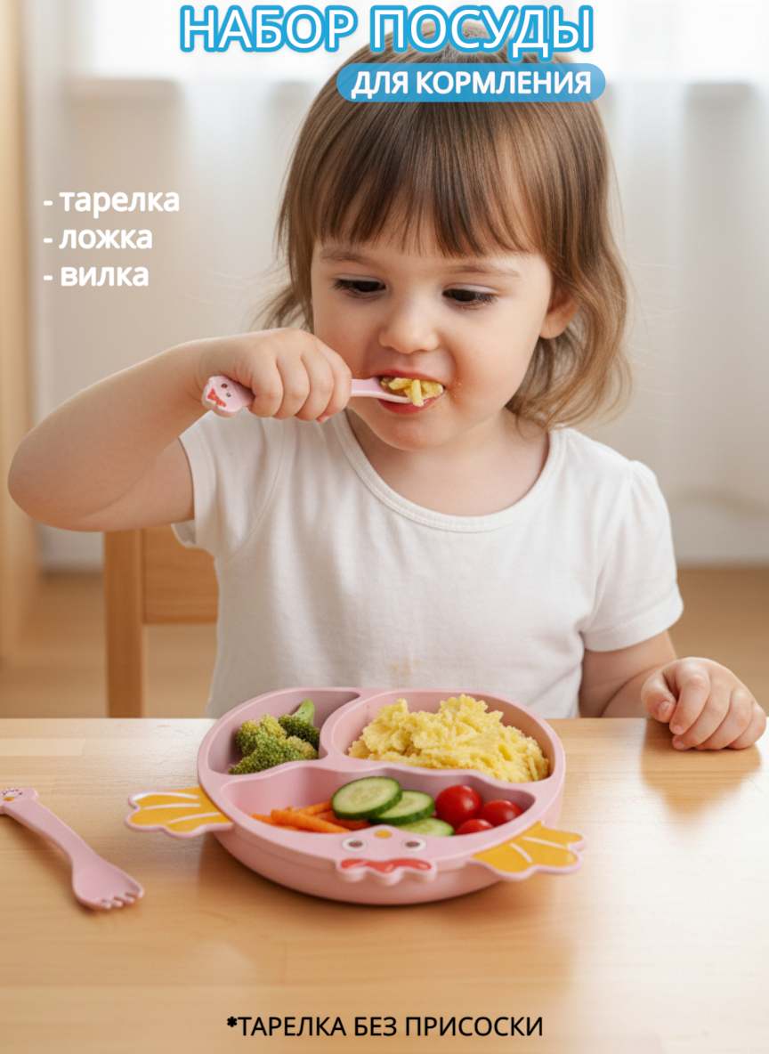 Набор посуды Добрый Филин 4 предм. - фото 1