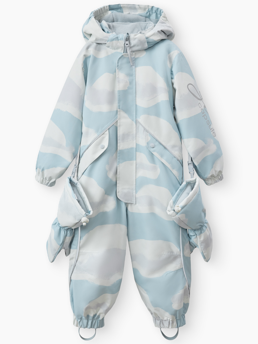 Комбинезон Happy Baby 89077-1_серо-голубой(небо) - фото 3