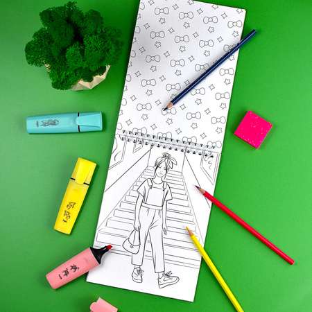 Книжка-раскраска Феникс+ Fashion 150*210 мм 32л 64875