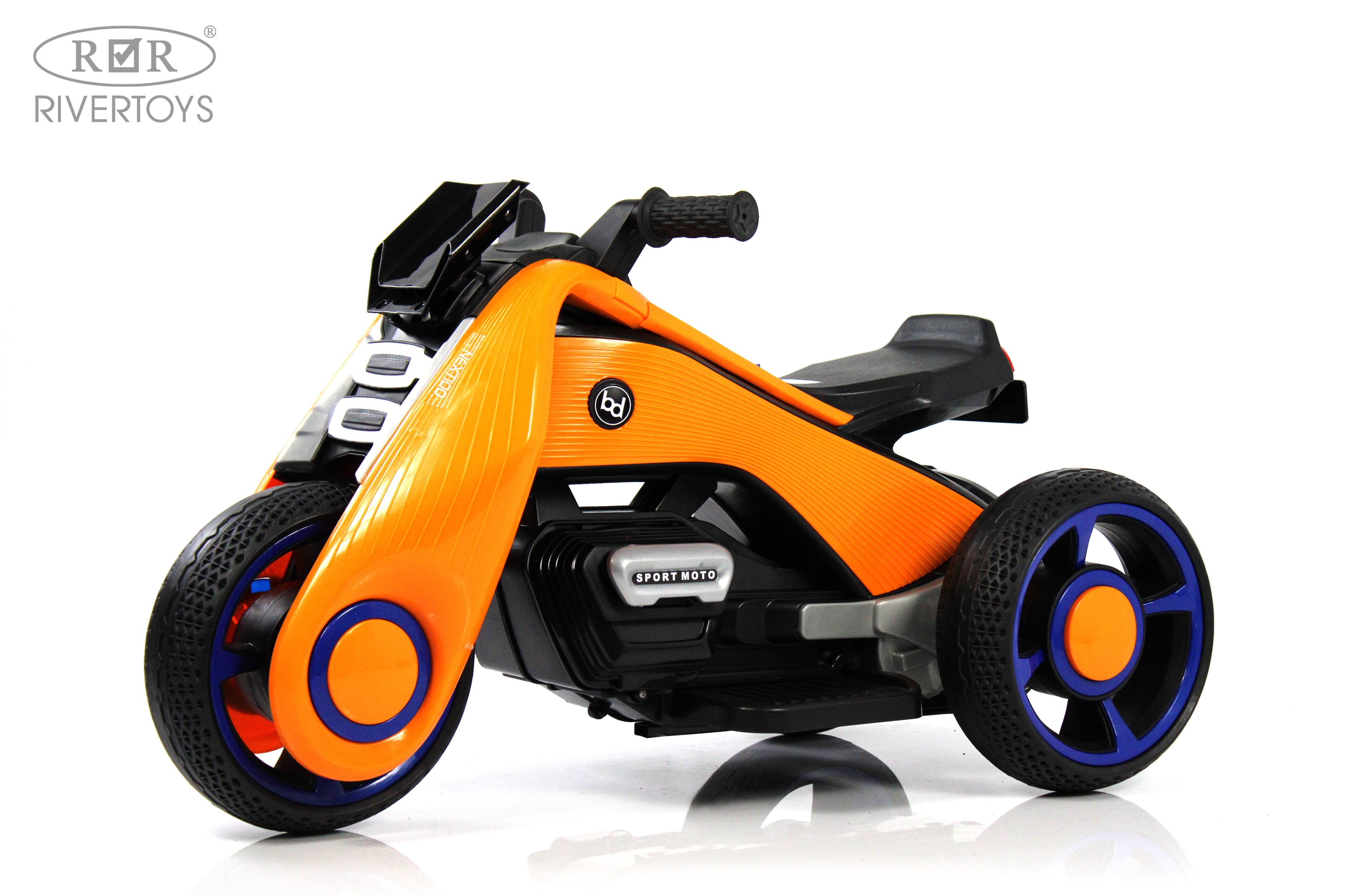 Электромобиль RIVERTOYS K333PX-ORANGE - фото 11