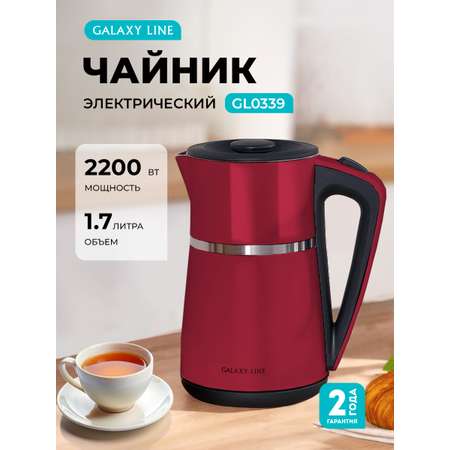 Чайник электрический Galaxy LINE GL0339 Красный