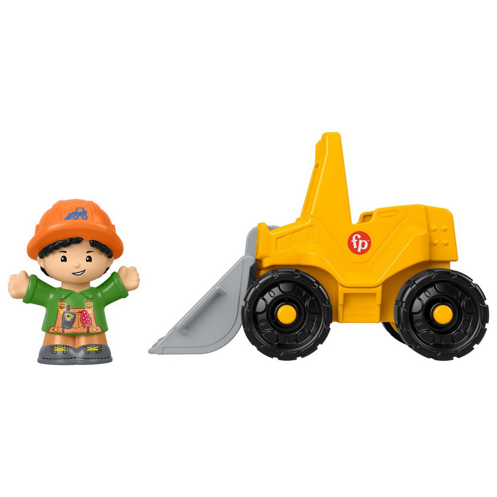 Бульдозер Fisher Price с фигуркой - фото 8