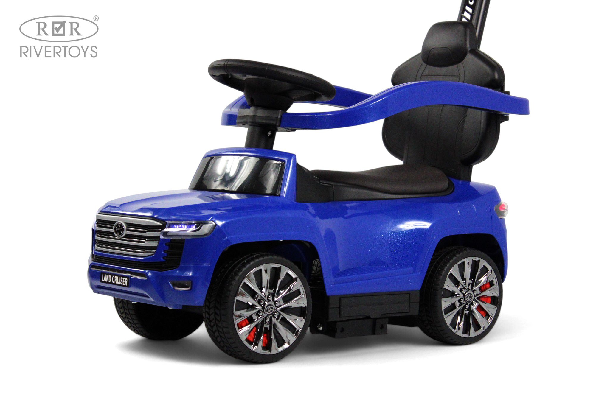 Каталка RIVERTOYS Z002ZZ-B-BLUE синий - фото 4