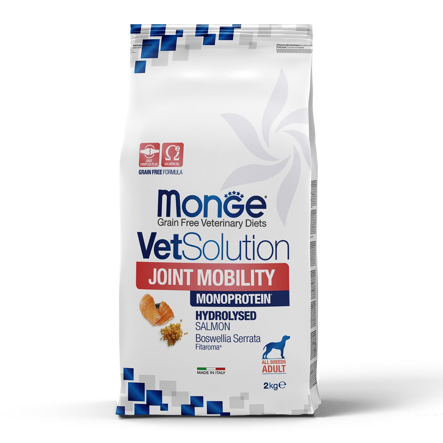 Корм для собак и щенков диетический MONGE VetSolution Dog Joint Mobility Джоинт Мобилити при заболеваниях суставов 2кг - фото 5
