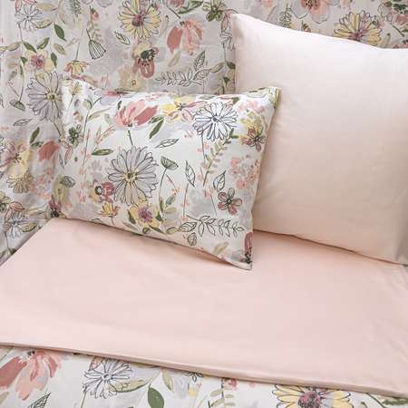 Комплект постельного белья SORRENTO DELUXE Сарита евро 4 наволочки рис.6020-1+4568а-1