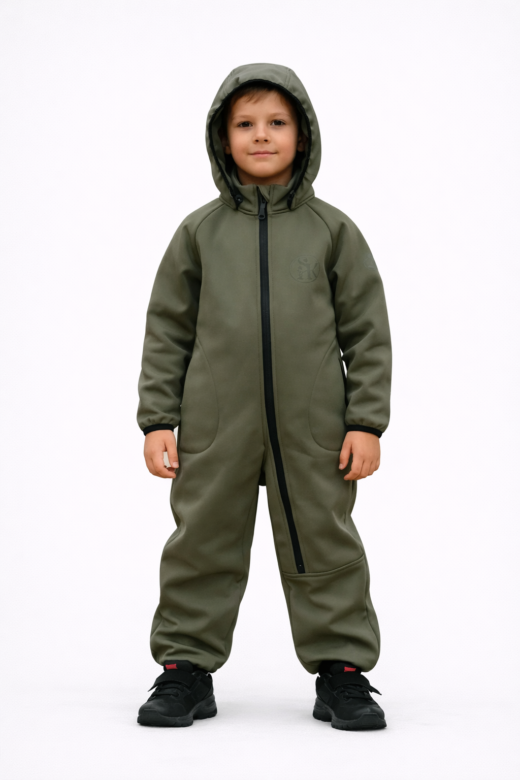 Комбинезон Супер Пупс Комб/сф/окант/оливковый - фото 1