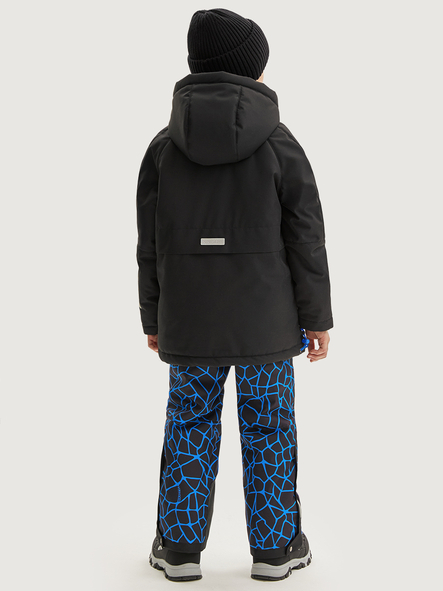 Костюм NIKASTYLE 7з2725 черный/электрик - фото 3