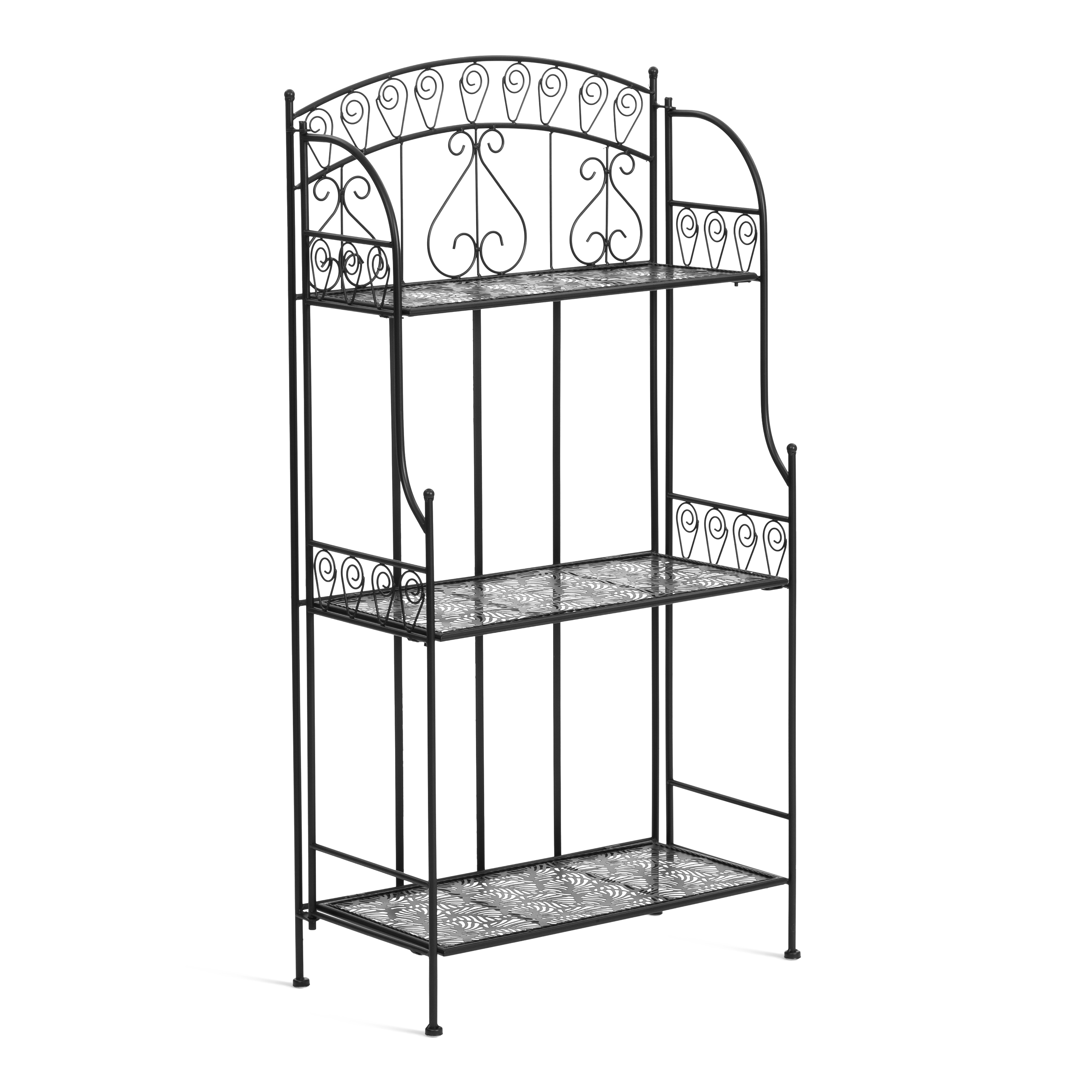 Этажерка TETCHAIR Шарлотта металл черный 62х32х117 см - фото 2